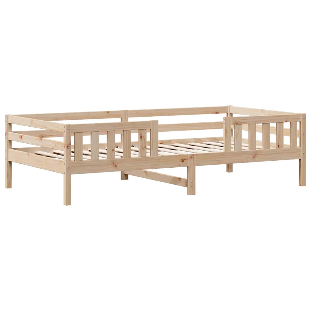 tömör fenyőfa ágy matrac nélkül 100 x 200 cm