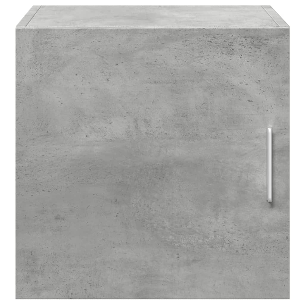 betonszürke szerelt fa faliszekrény 40 x 42,5 x 40 cm