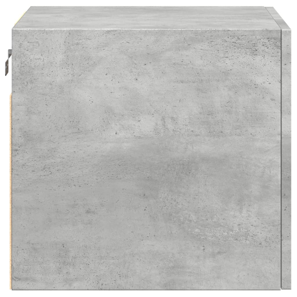 betonszürke szerelt fa faliszekrény 45 x 42,5 x 40 cm