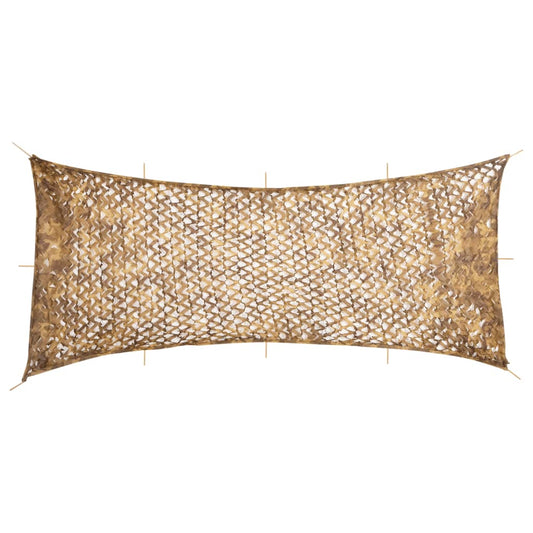 homokszínű kamuflázsháló tárolózsákkal 844x429 cm