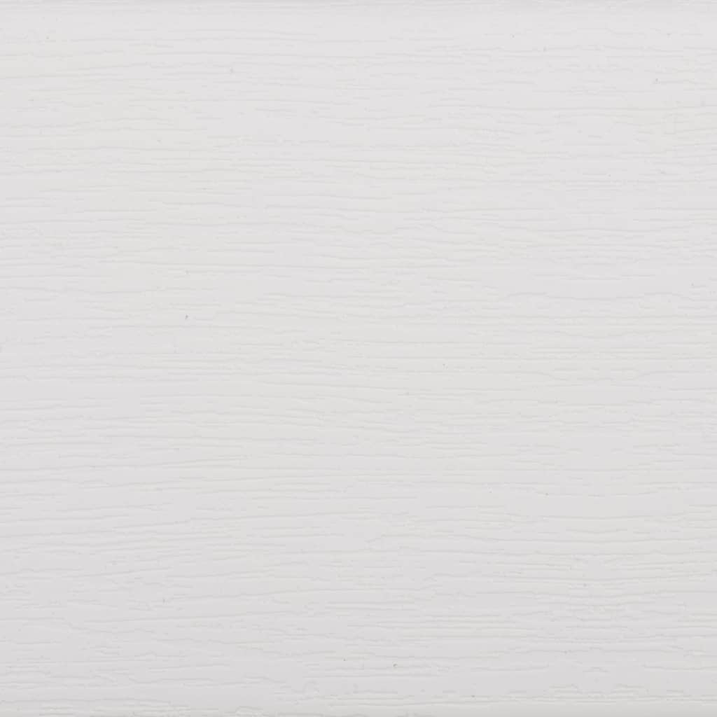 fehér polipropilén kerti pad 110 x 52 x 71 cm