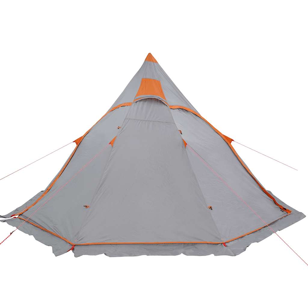5 személyes szürke vízálló tipi kempingsátor