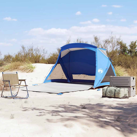 2 személyes azúrkék vízálló strandsátor