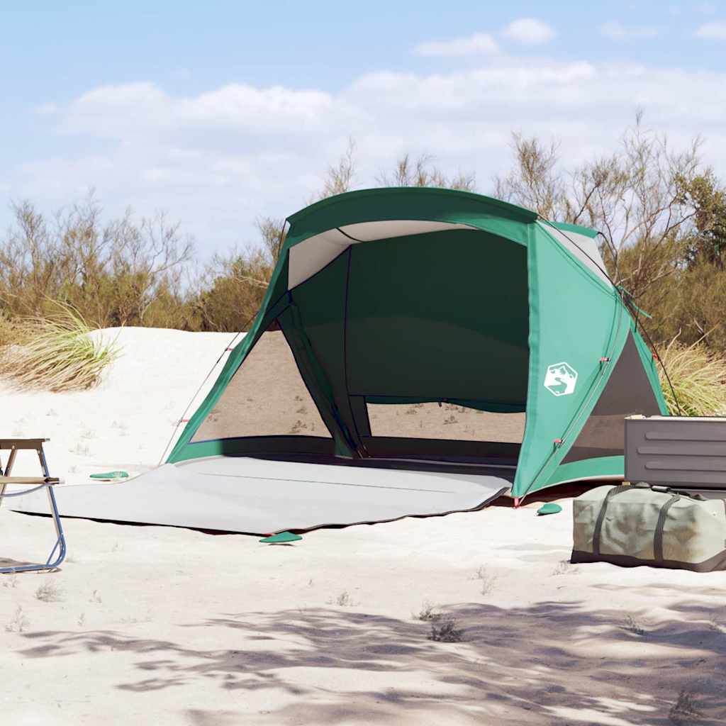 2 személyes tengerzöld vízálló strandsátor