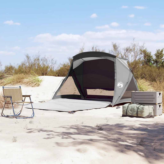 2 személyes szürke vízálló strandsátor
