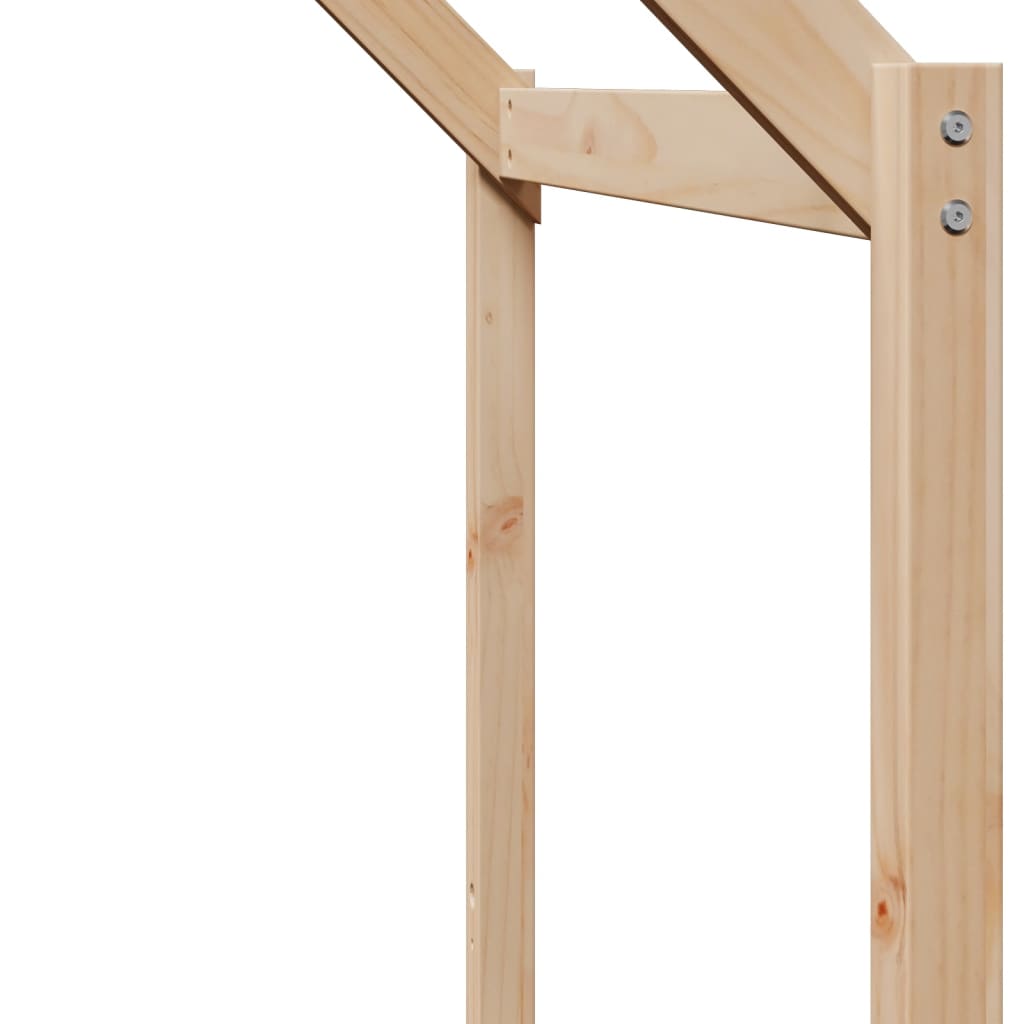 tömör fenyőfa emeletes ágy matrac nélkül 90 x 190 cm