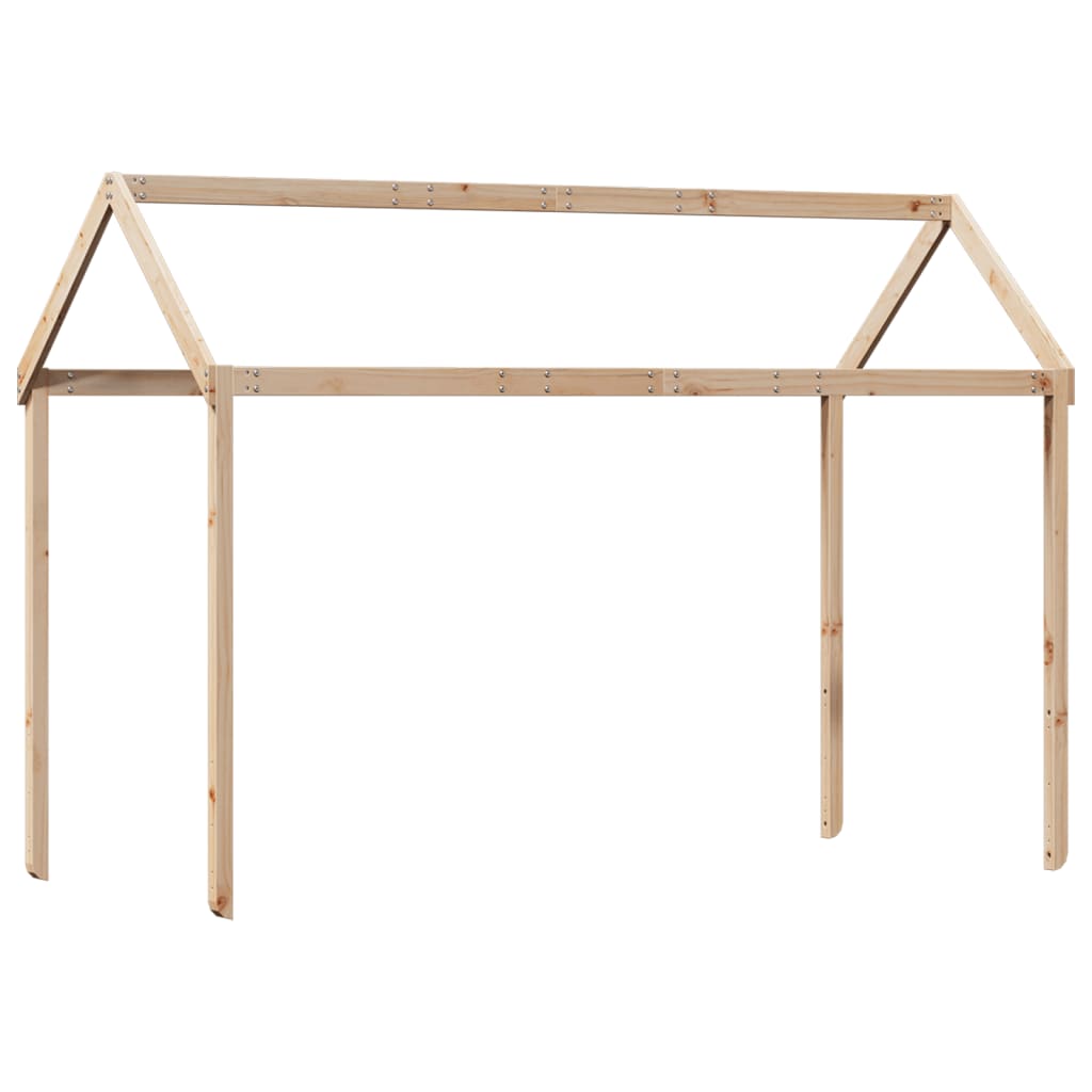 tömör fenyőfa emeletes ágy matrac nélkül 90 x 200 cm