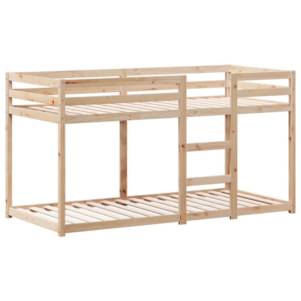 tömör fenyőfa emeletes ágy matrac nélkül 90 x 200 cm
