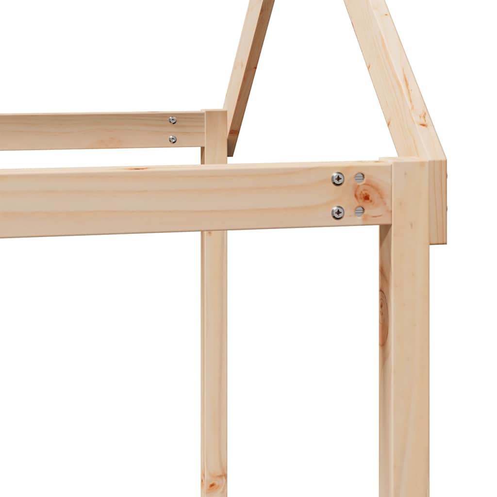 tömör fenyőfa emeletes ágy matrac nélkül 90 x 190 cm