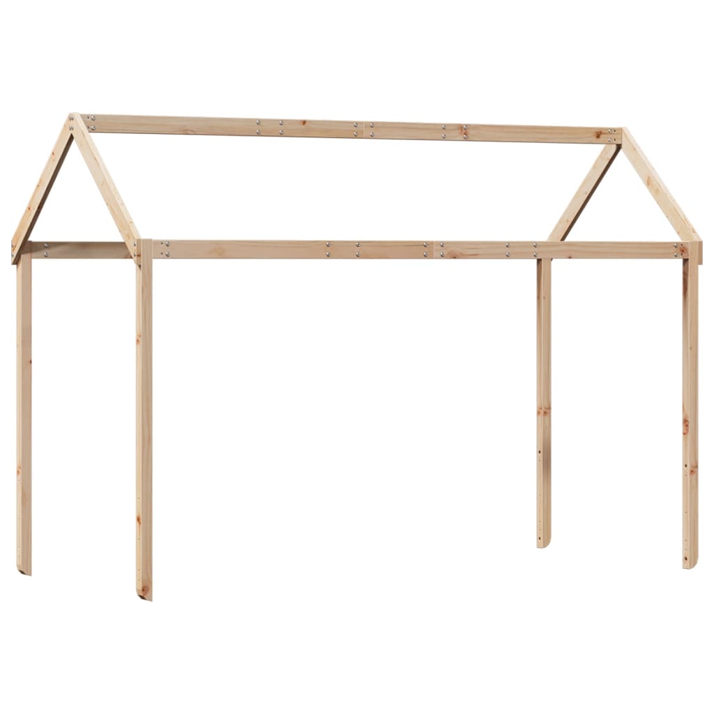 tömör fenyőfa emeletes ágy matrac nélkül 90 x 190 cm
