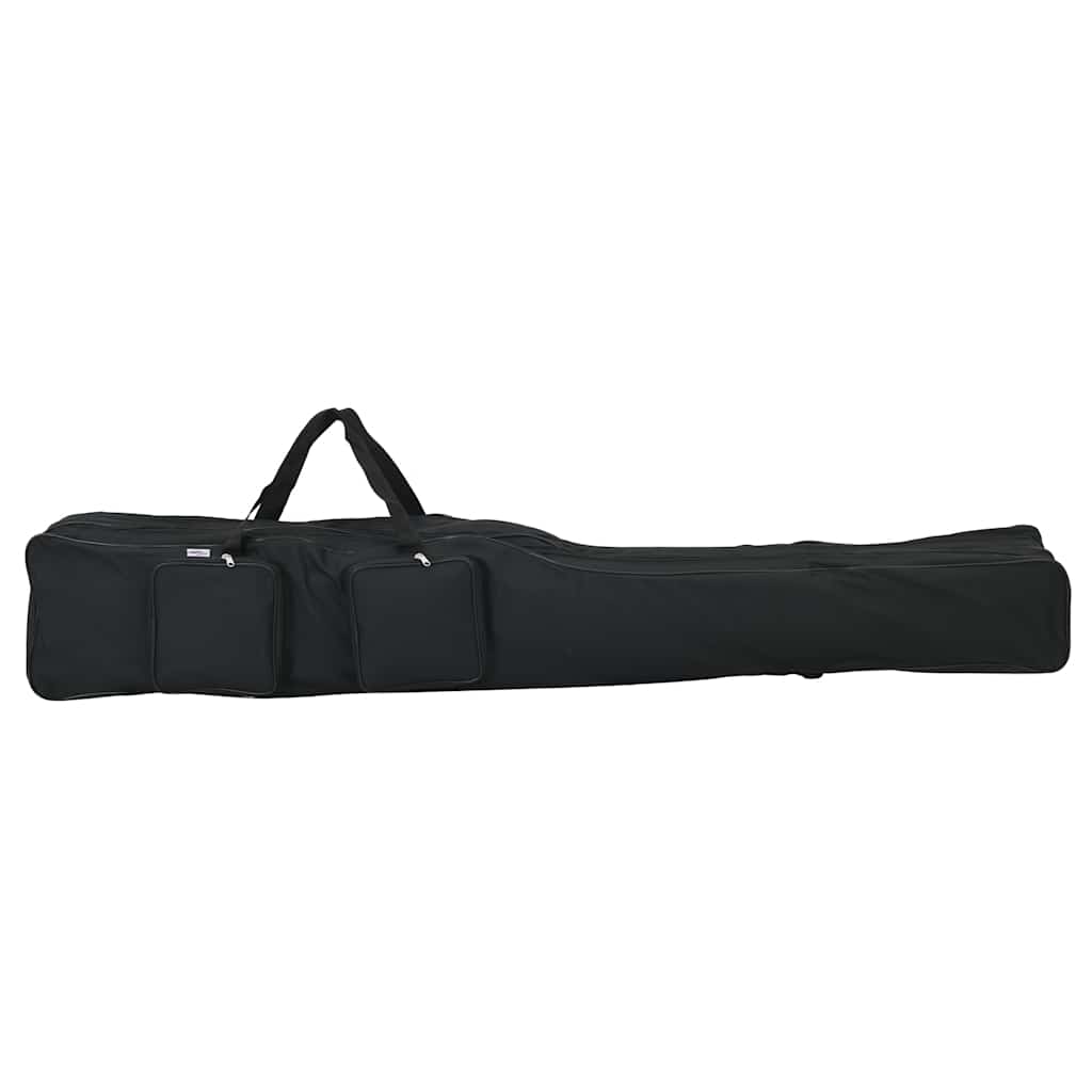 fekete oxford szövet horgászbottáska 160 cm