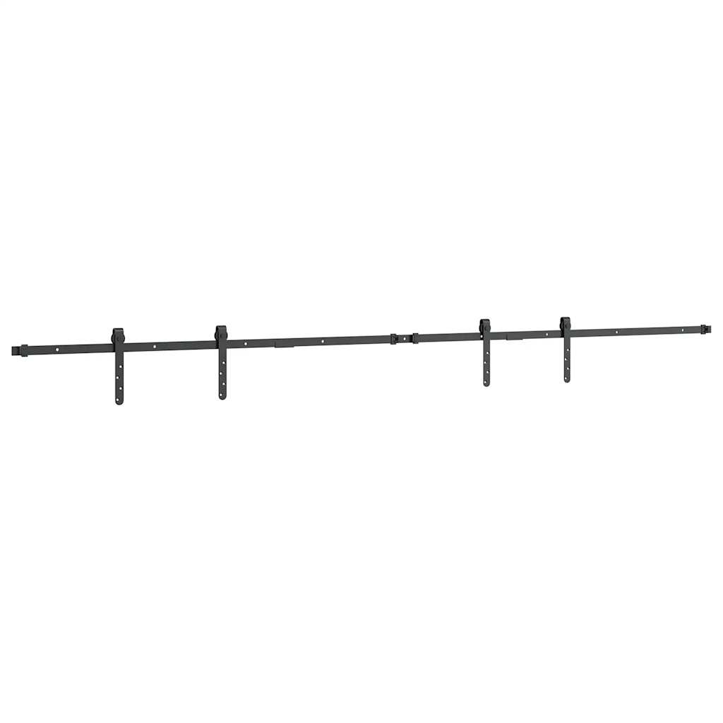 Tolószekrény ajtókészlet 244 cm szénacél