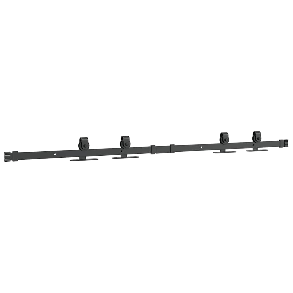 Tolószekrény ajtókészlet 122 cm szénacél