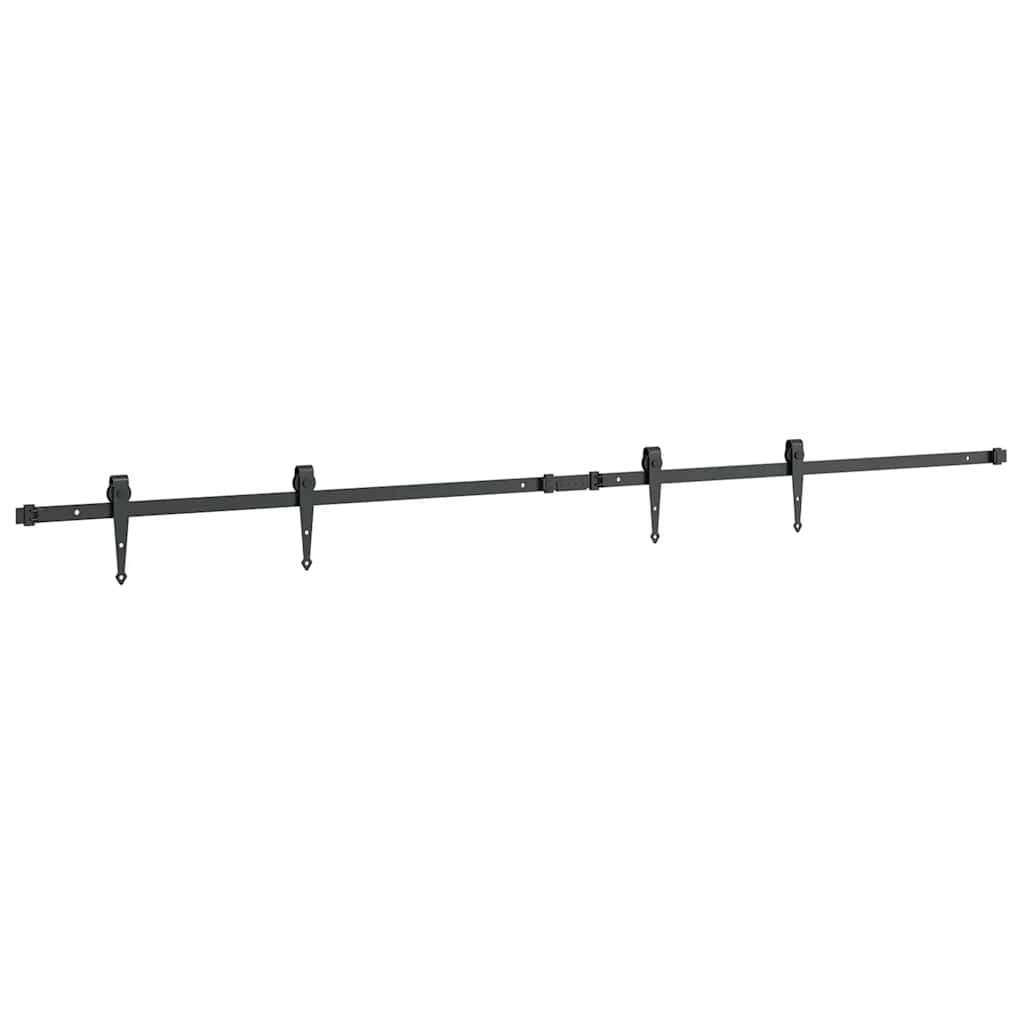 Tolószekrény ajtókészlet 200 cm szénacél