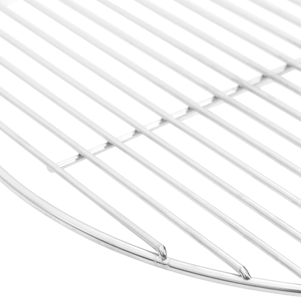 kerek 304 rozsdamentes acél BBQ grillrács Ø44,5 cm