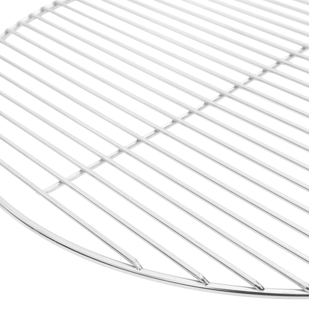 kerek 304 rozsdamentes acél BBQ grillrács Ø50 cm