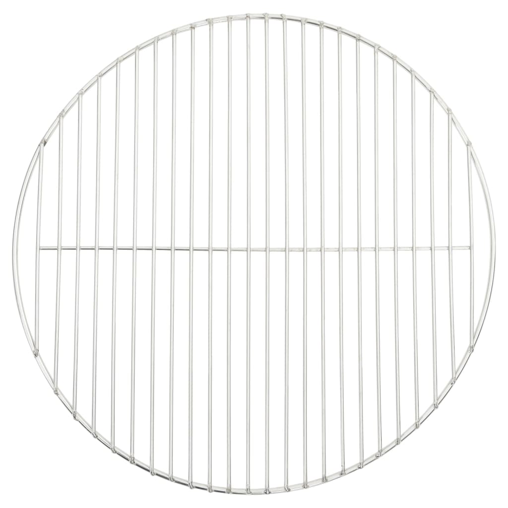 kerek 304 rozsdamentes acél BBQ grillrács Ø47 cm