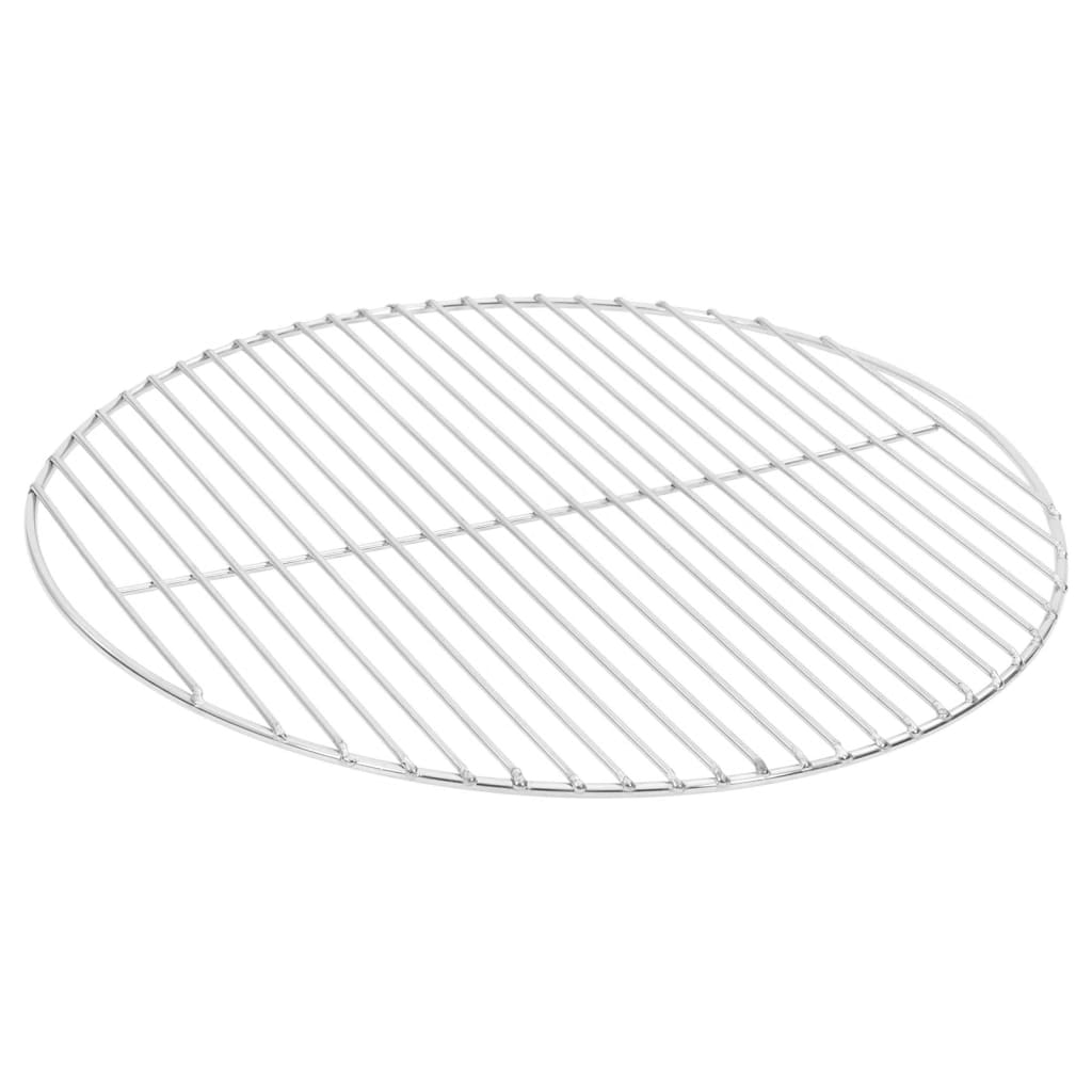 kerek 304 rozsdamentes acél BBQ grillrács Ø47 cm