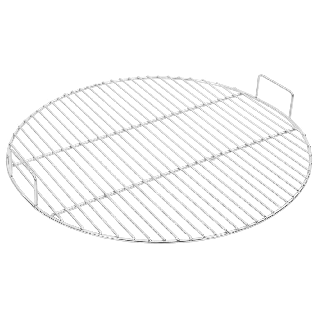 kerek 304 rozsdamentes acél BBQ grillrács fogantyúval Ø54 cm