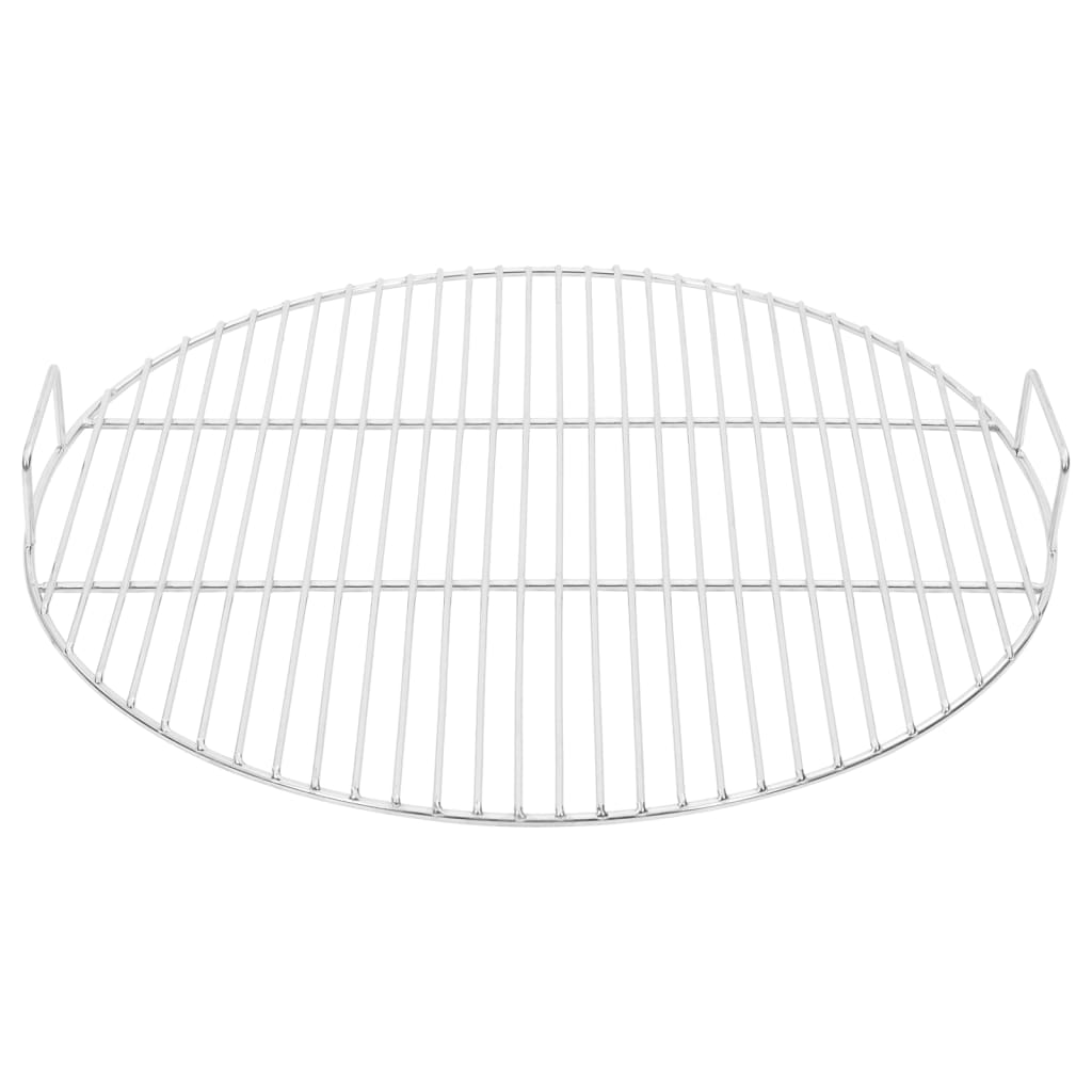 kerek 304 rozsdamentes acél BBQ grillrács fogantyúval Ø54 cm