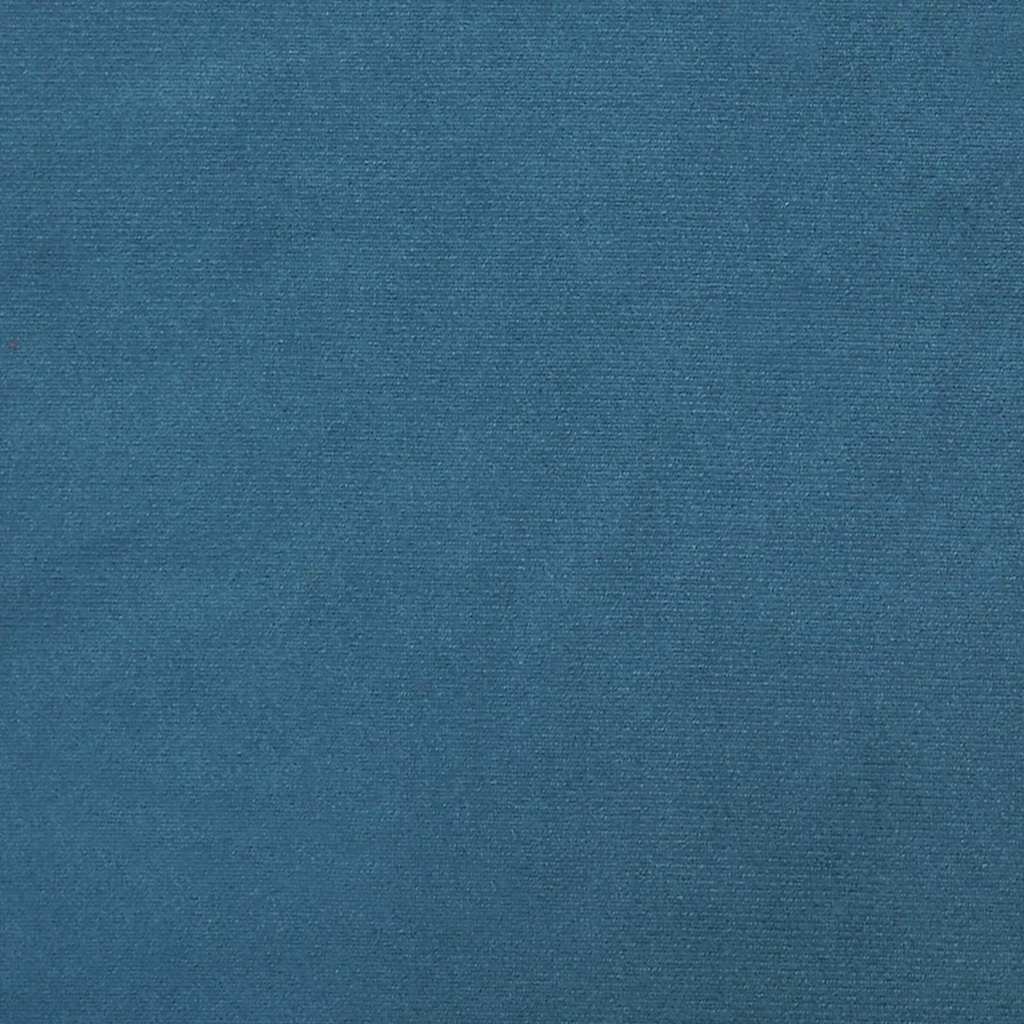 sötétkék bársony rugós ágy matraccal 180x200 cm