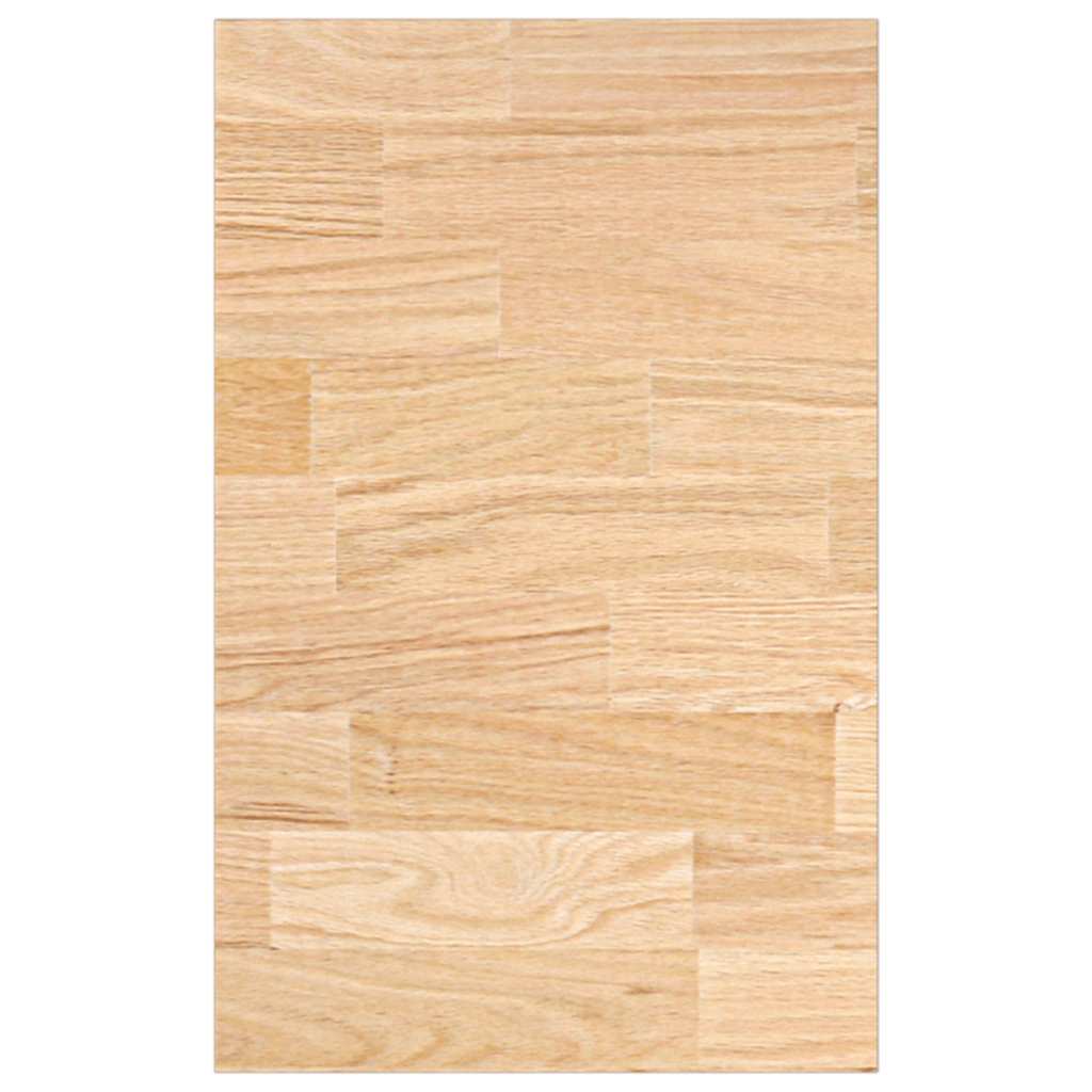 konyhai munkalap 40x63,5x2,7 cm tömör fa tölgyfa téglalap alakú