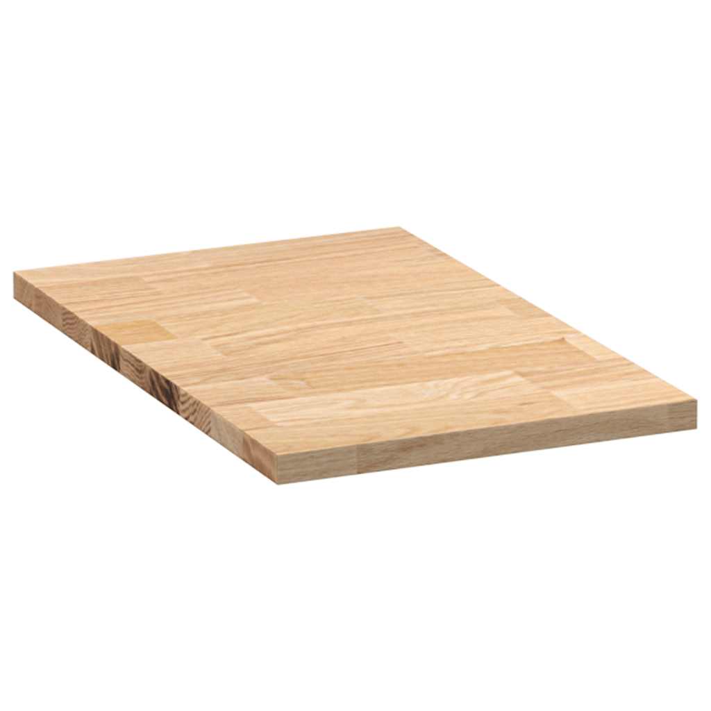 konyhai munkalap 40x63,5x2,7 cm tömör fa tölgyfa téglalap alakú