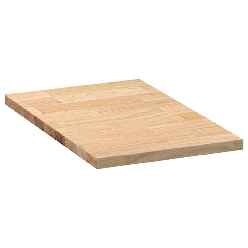 konyhai munkalap 40x63,5x2,7 cm tömör fa tölgyfa téglalap alakú