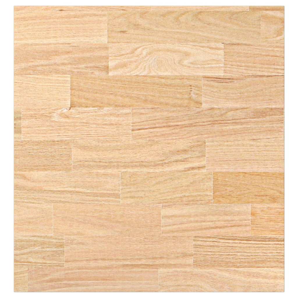 konyhai munkalap 60x63,5x2,7 cm tömör fa tölgyfa téglalap alakú