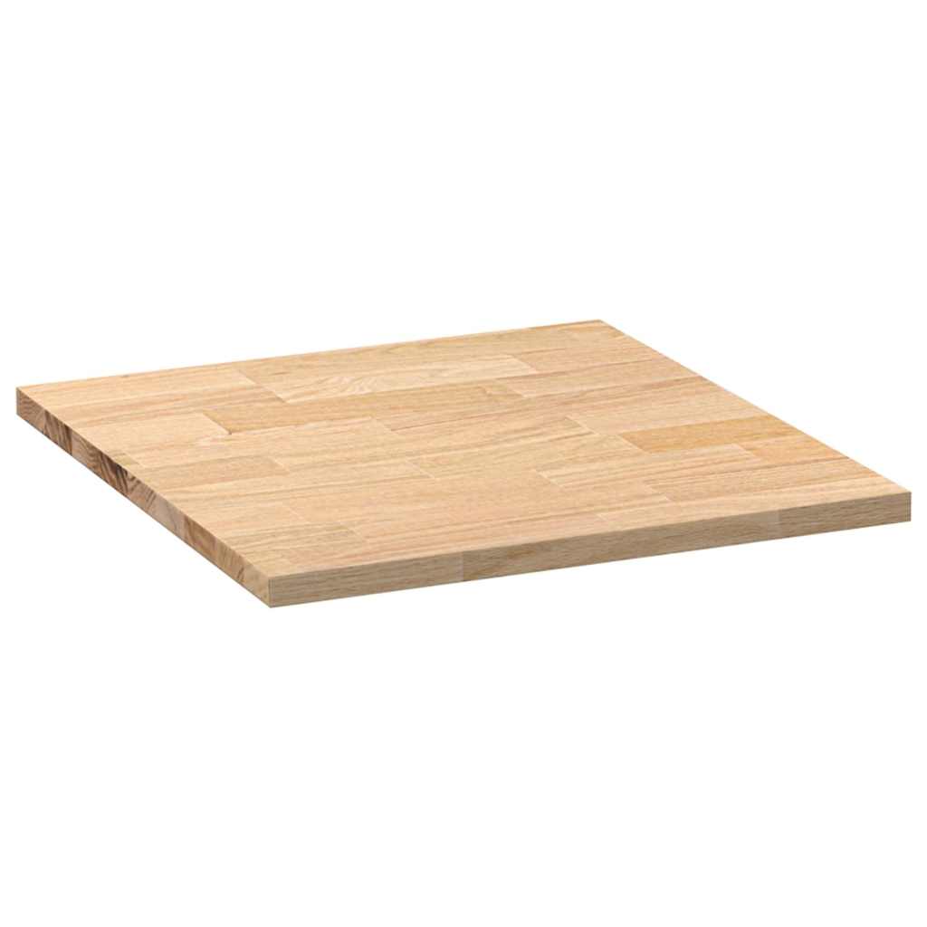 konyhai munkalap 60x63,5x2,7 cm tömör fa tölgyfa téglalap alakú