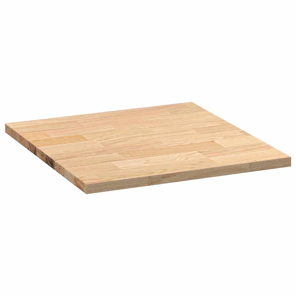 konyhai munkalap 60x63,5x2,7 cm tömör fa tölgyfa téglalap alakú