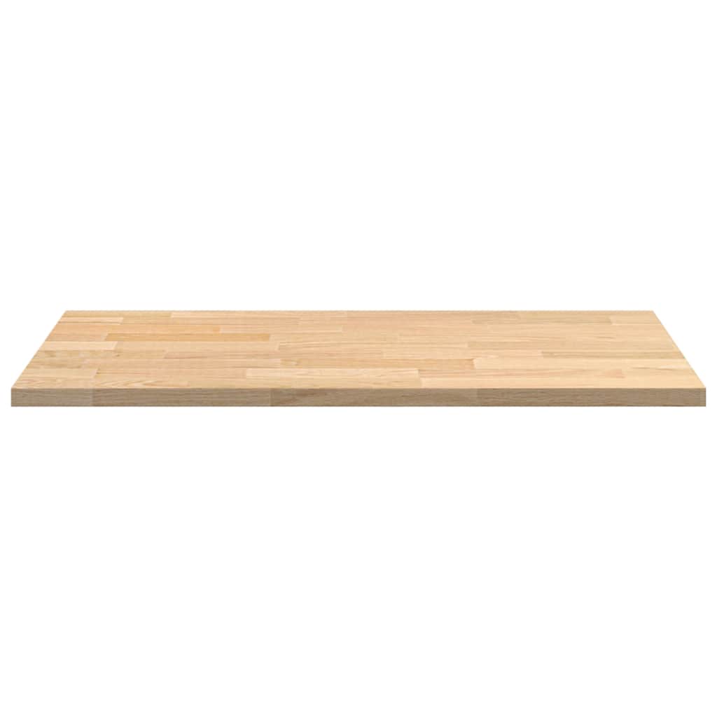 konyhai munkalap 100x63,5x2,7cm tömör fa tölgyfa téglalap alakú