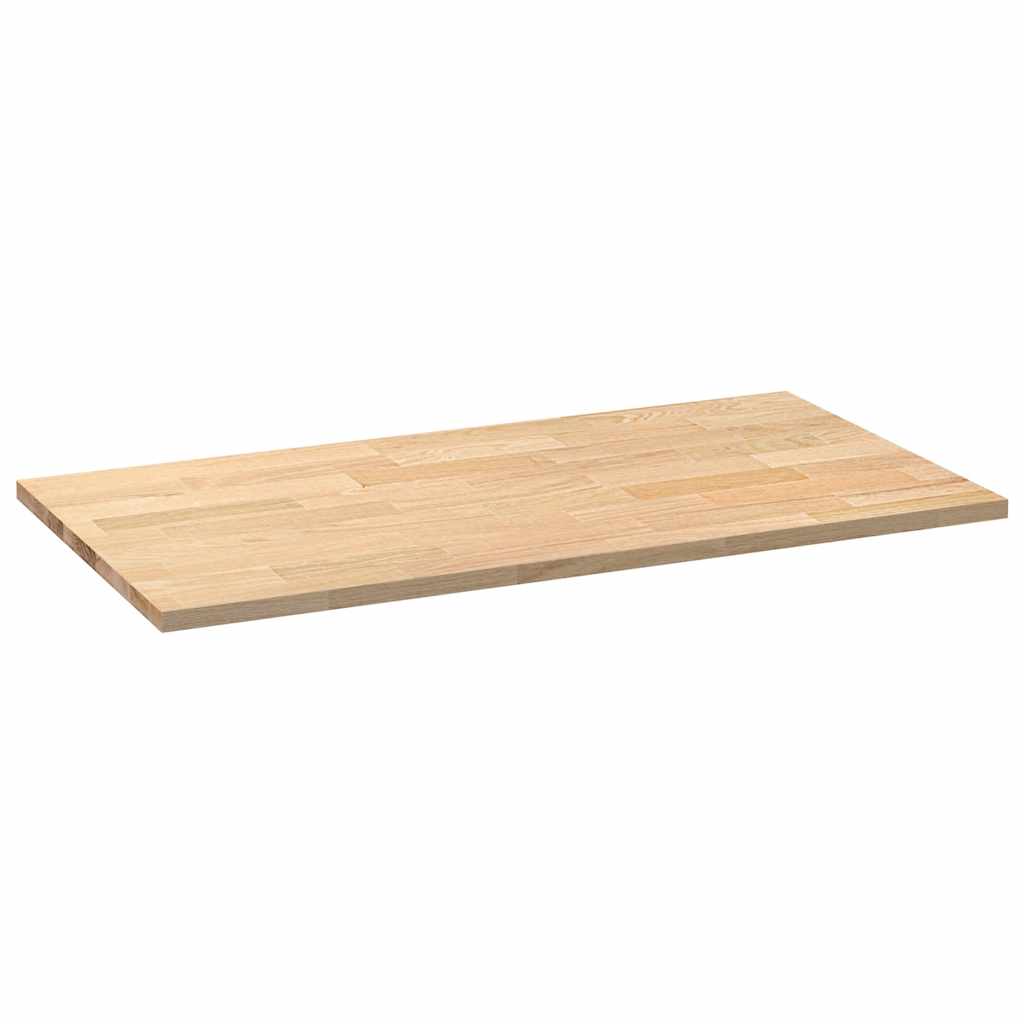 konyhai munkalap 120x63,5x2,7cm tömör fa tölgyfa téglalap alakú