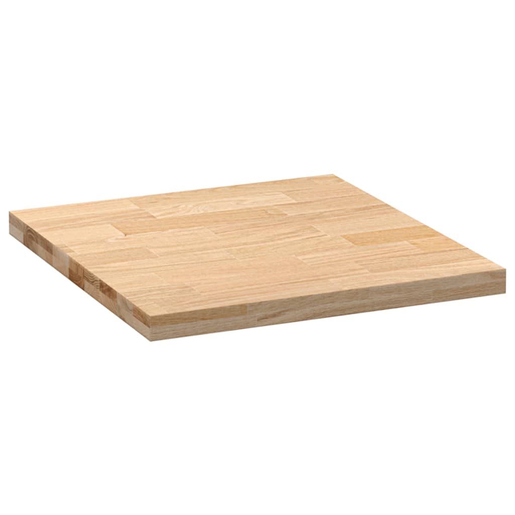 konyhai munkalap 60x63,5x4 cm tömör fa tölgyfa téglalap alakú