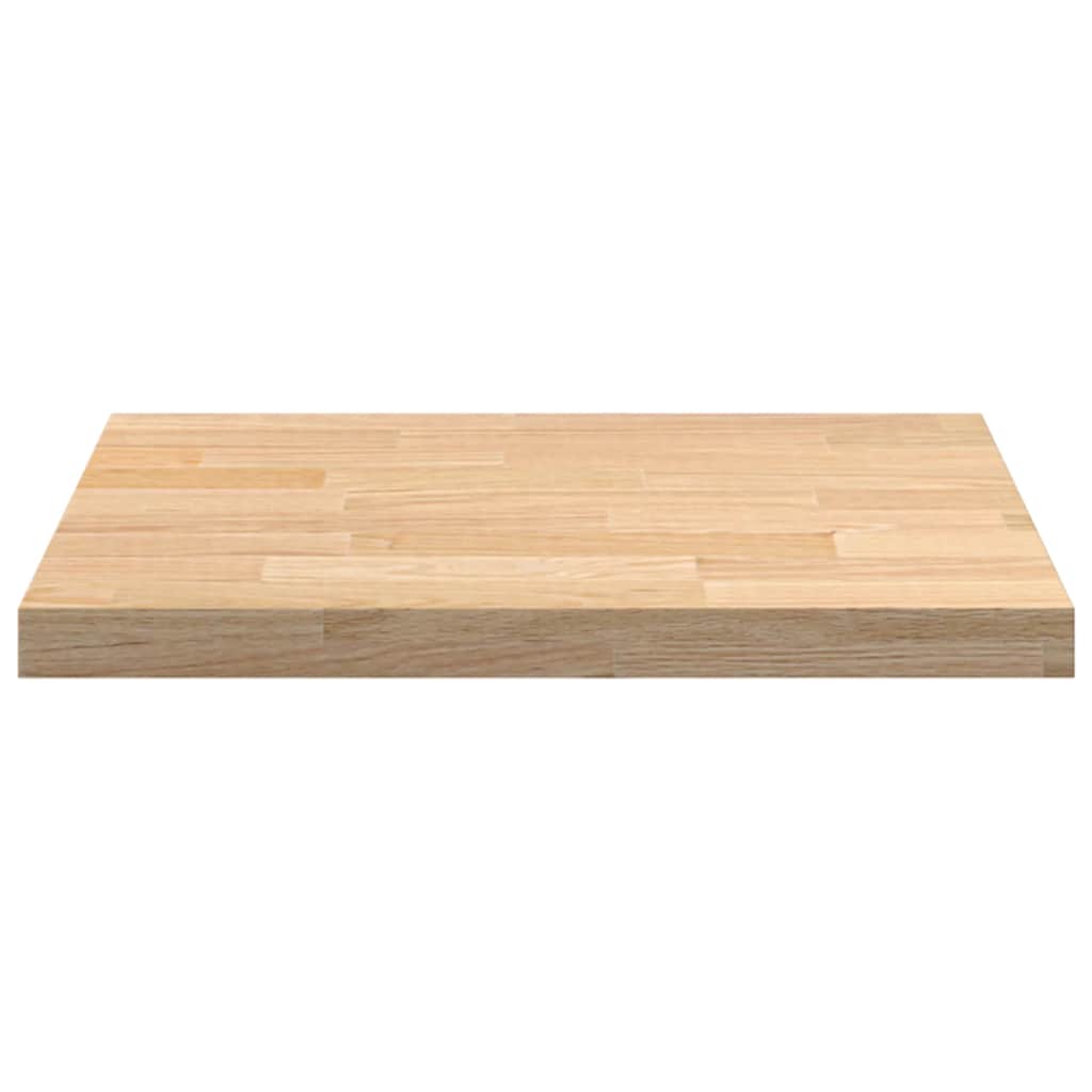 konyhai munkalap 60x63,5x4 cm tömör fa tölgyfa téglalap alakú