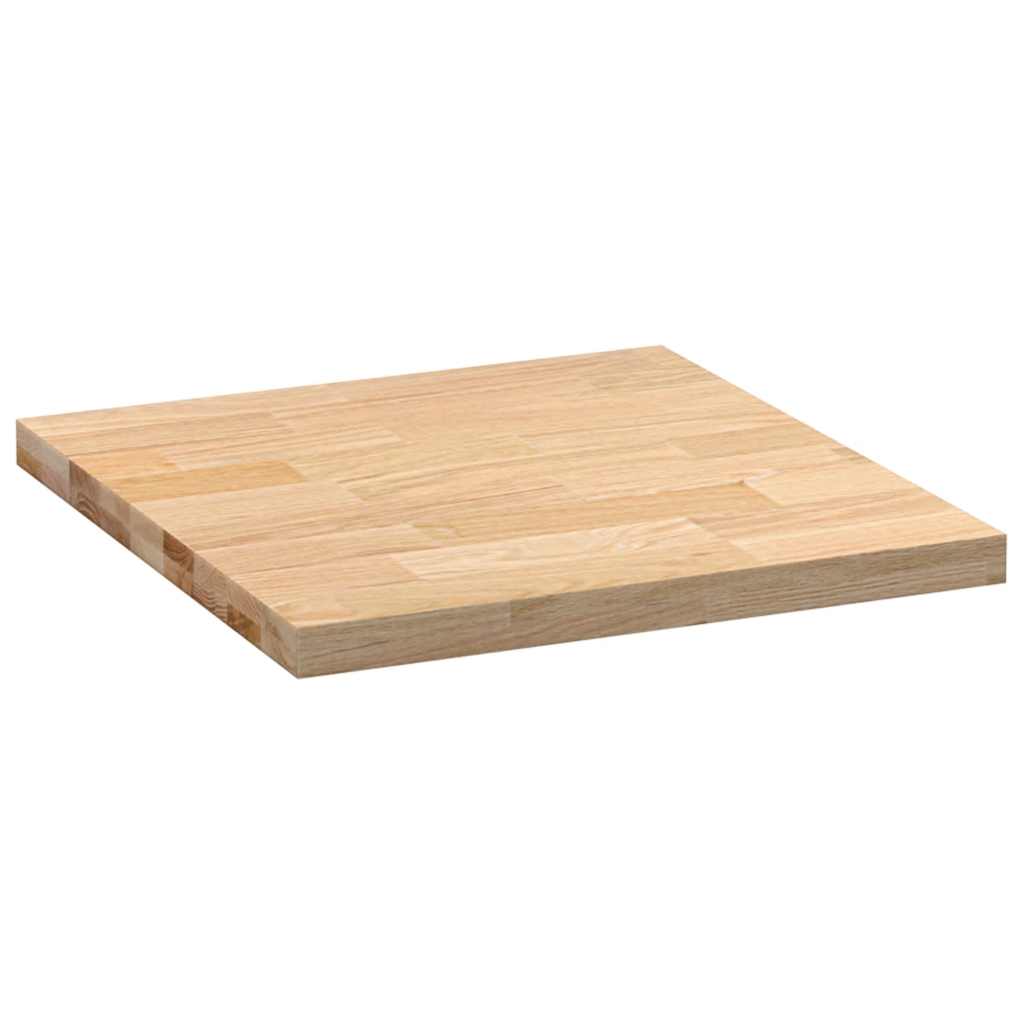 konyhai munkalap 60x63,5x4 cm tömör fa tölgyfa téglalap alakú
