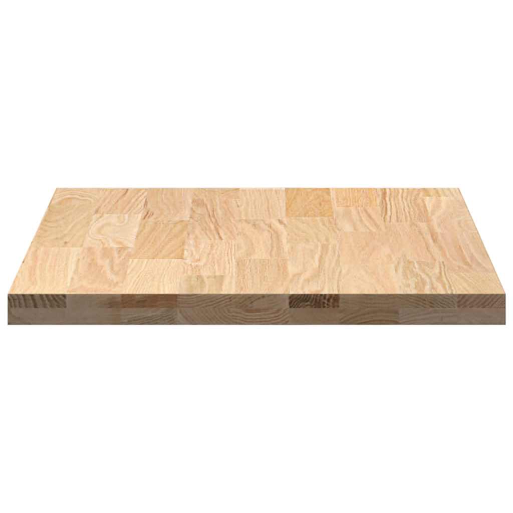 konyhai munkalap 80x63,5x4 cm tömör fa tölgyfa téglalap alakú