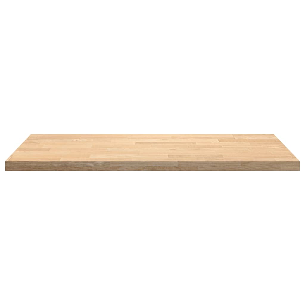 konyhai munkalap 120x63,5x4 cm tömör fa tölgyfa téglalap alakú