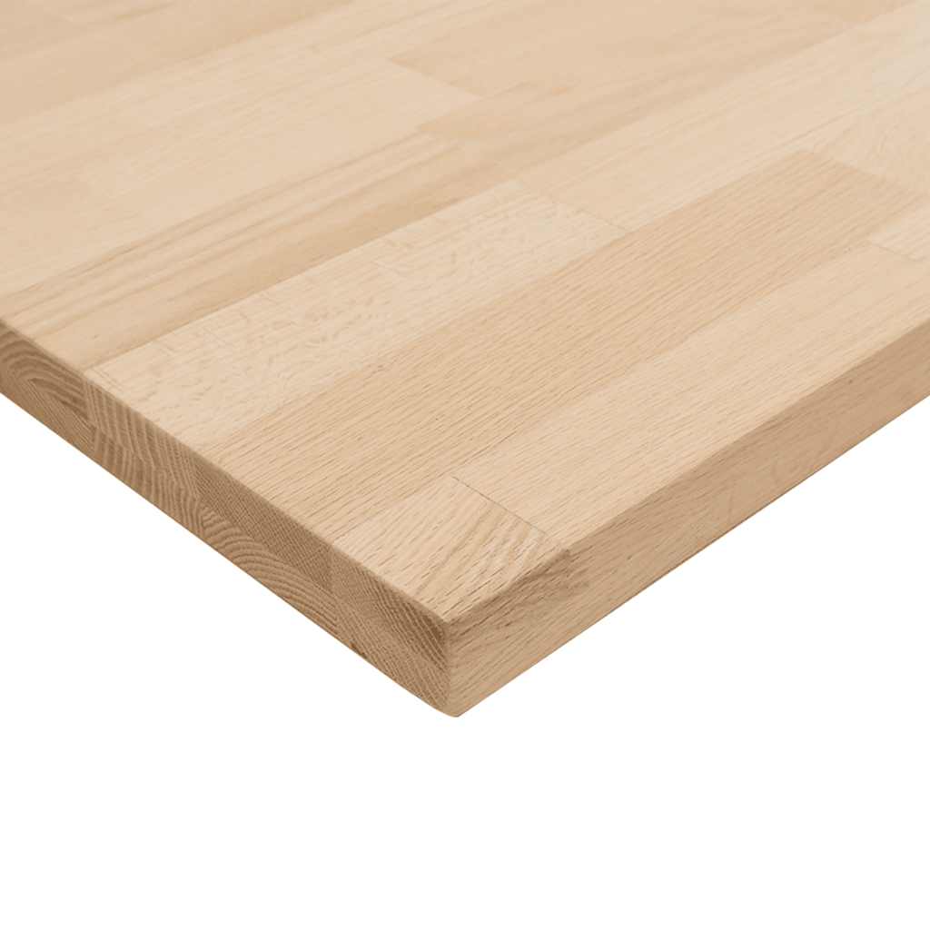 konyhai munkalap 120x63,5x4 cm tömör fa tölgyfa téglalap alakú