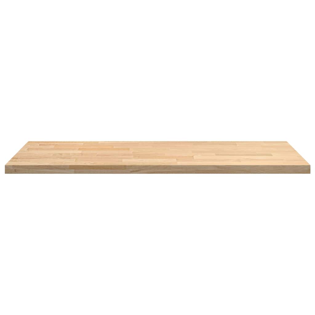 konyhai munkalap 140x63,5x4 cm tömör fa tölgyfa téglalap alakú