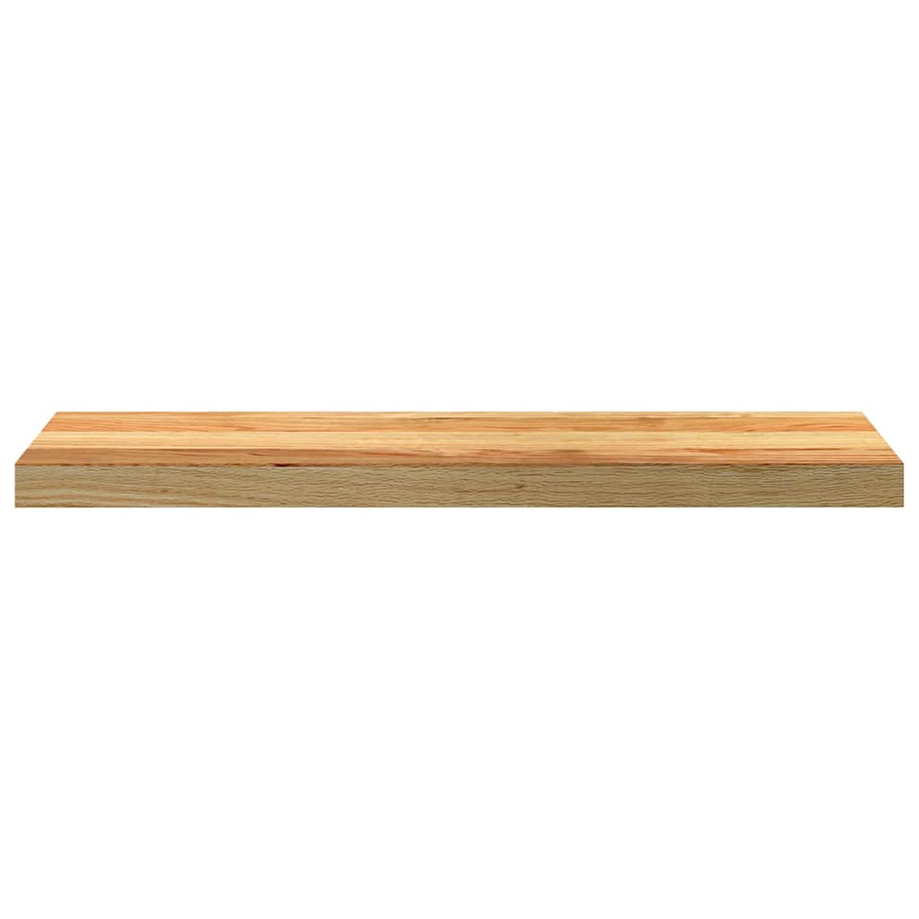 ablakpárkányok 2 db világosbarna 80x20x2 cm tömör fa tölgyfa