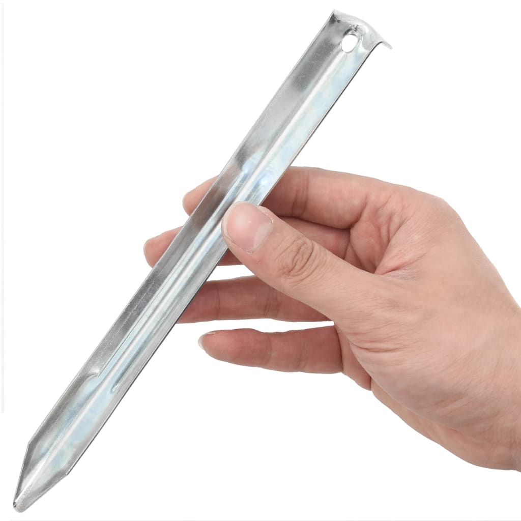 24 db horganyzott acél sátorszeg 22 cm Ø20 mm