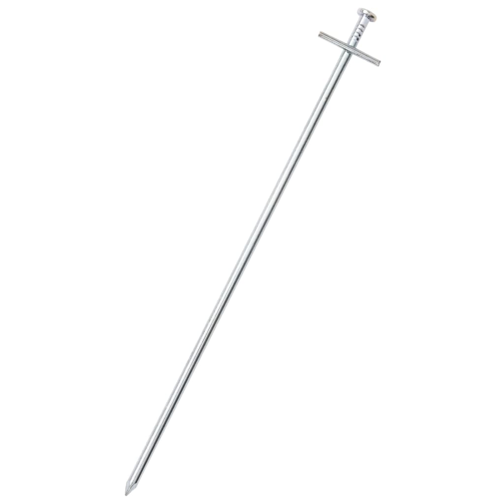 24 db horganyzott acél sátorcövek 29,5 cm Ø6 mm