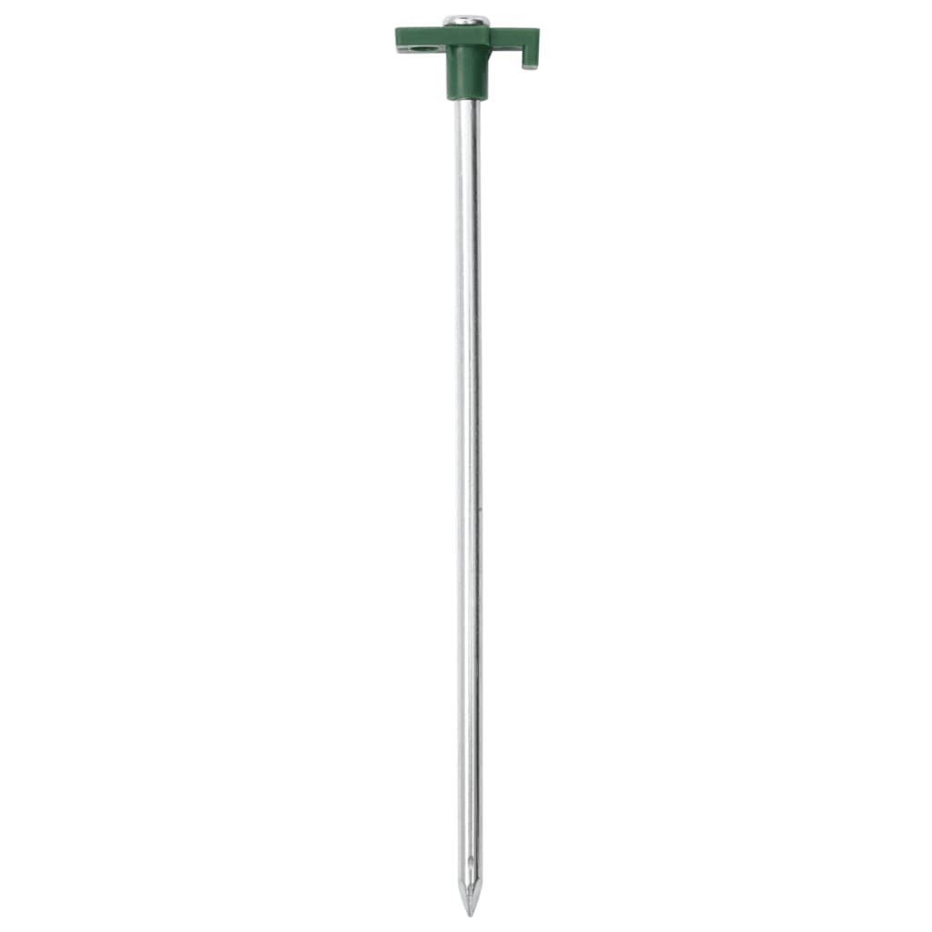 24 db horganyzott acél és PP sátorszeg 25 cm 7 mm
