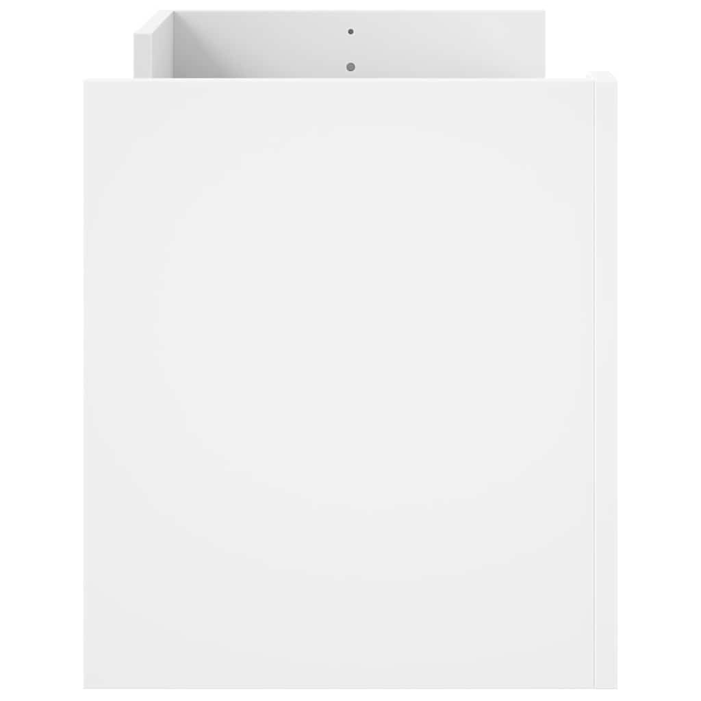 fehér szerelt fa TV-szekrény 100 x 35 x 40 cm