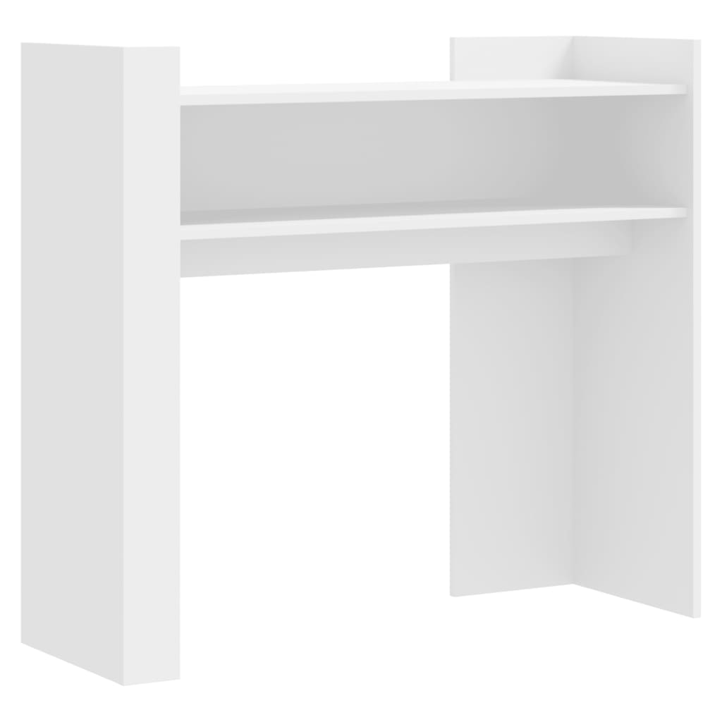 fehér szerelt fa tálalóasztal 100 x 35 x 90 cm