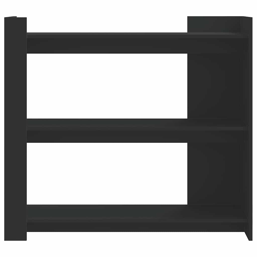 fekete szerelt fa tálalóasztal 100x35x90 cm