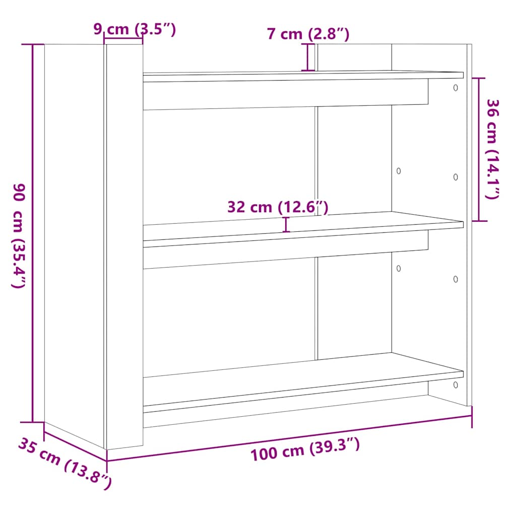 fekete szerelt fa tálalóasztal 100x35x90 cm