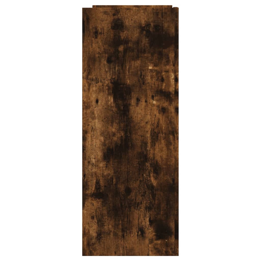füstös tölgy színű szerelt fa tálalóasztal 100x35x90 cm