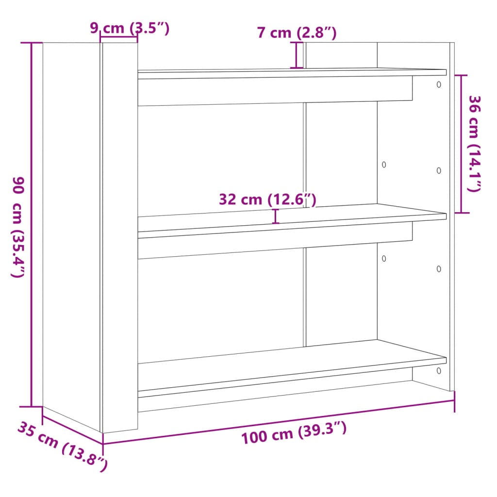 barna tölgyszínű szerelt fa tálalóasztal 100x35x90 cm